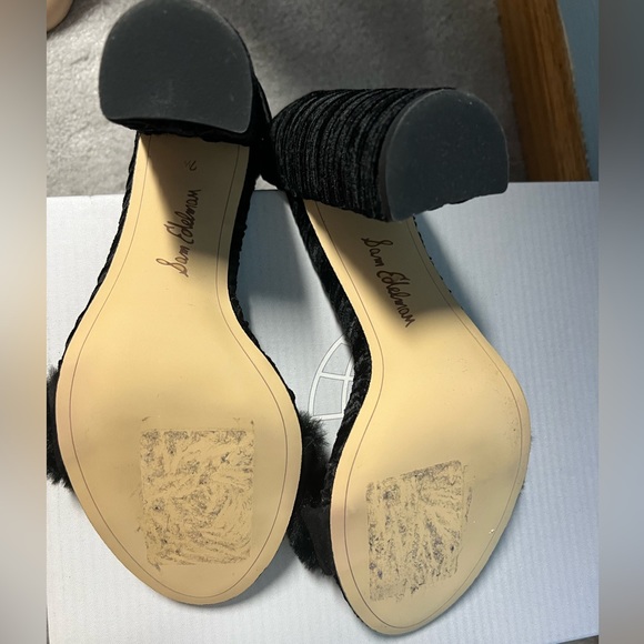 Sam Edelman Black Fur Heels - Picture 5 of 5
